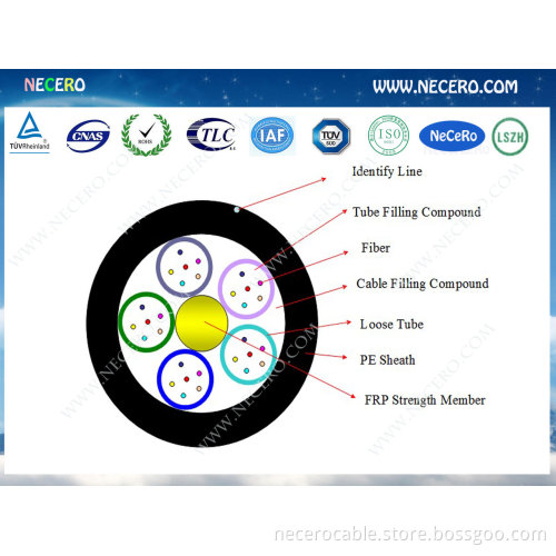 GYFTY direct buried optic fiber cable
